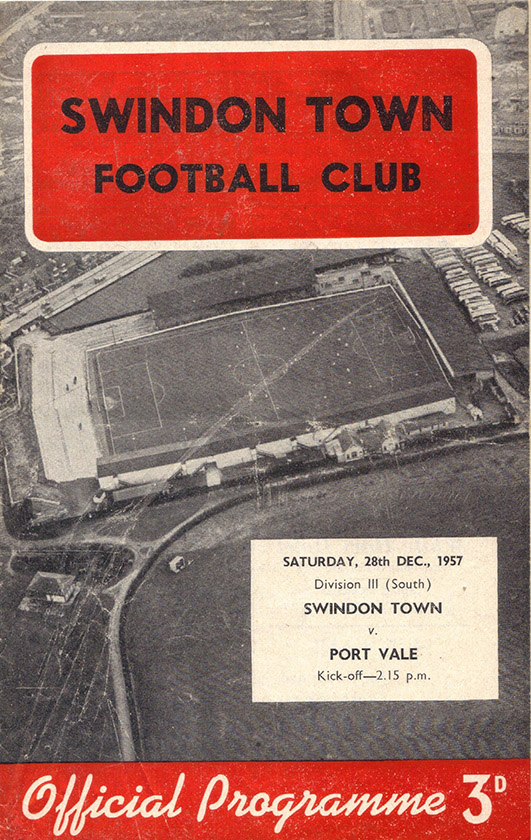<b>Saturday, December 28, 1957</b><br />vs. Port Vale (Home)